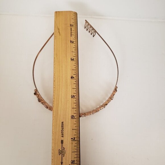 30th Birthday Age 30 Gold Colored Crystal Tiara - Picture 8 of 10